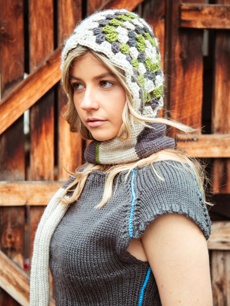 The Forever Hood (Green/Grey/Cream)