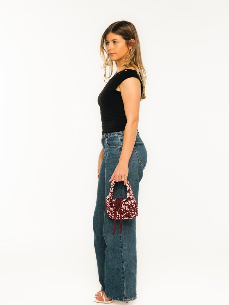 Candy Bag (Pink/Dark Red)