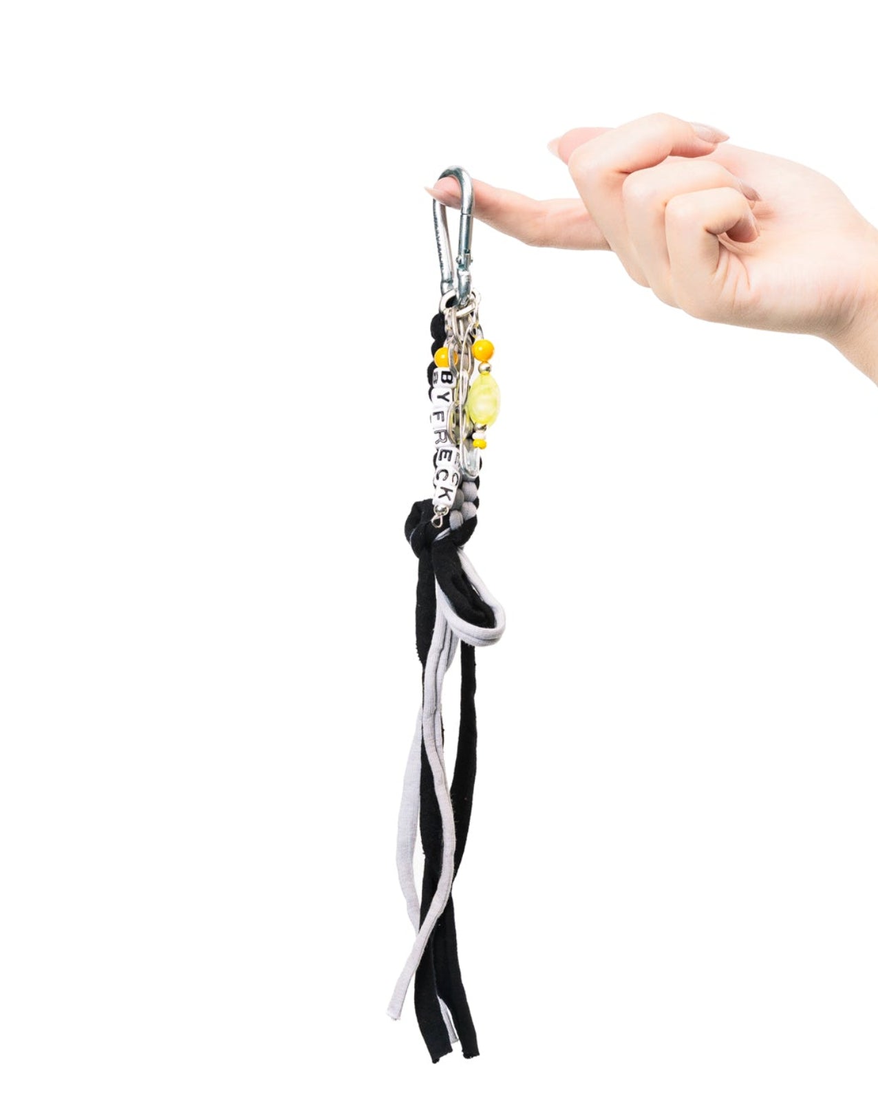 Bow Purse Charm (Black/Grey)
