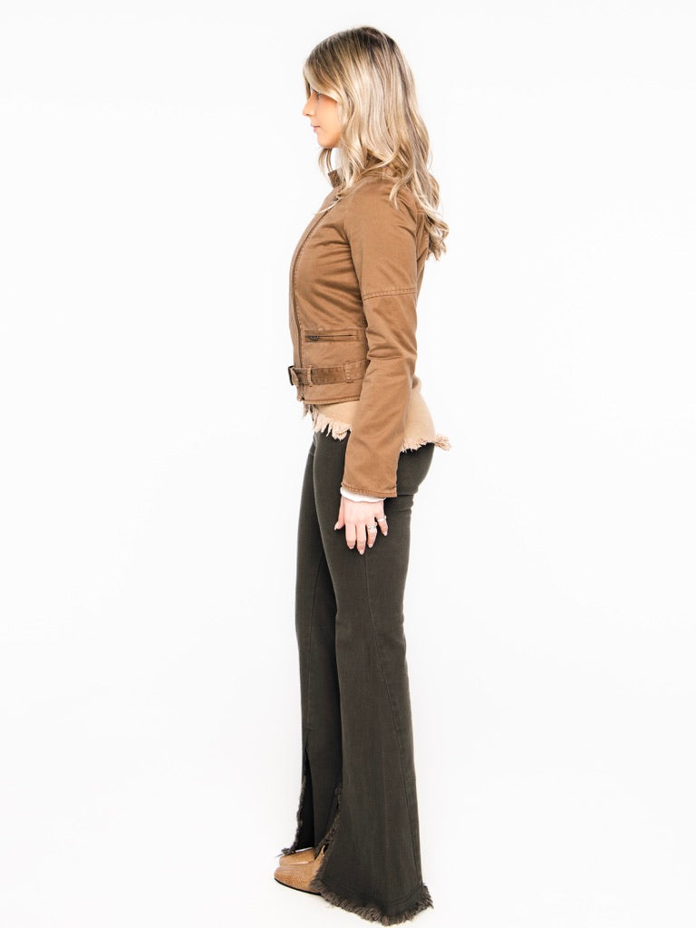 Almond Latte Vintage Country Road Jacket