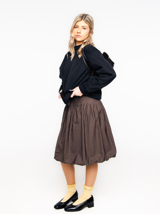 Espresso Shot Vintage Bubble Skirt