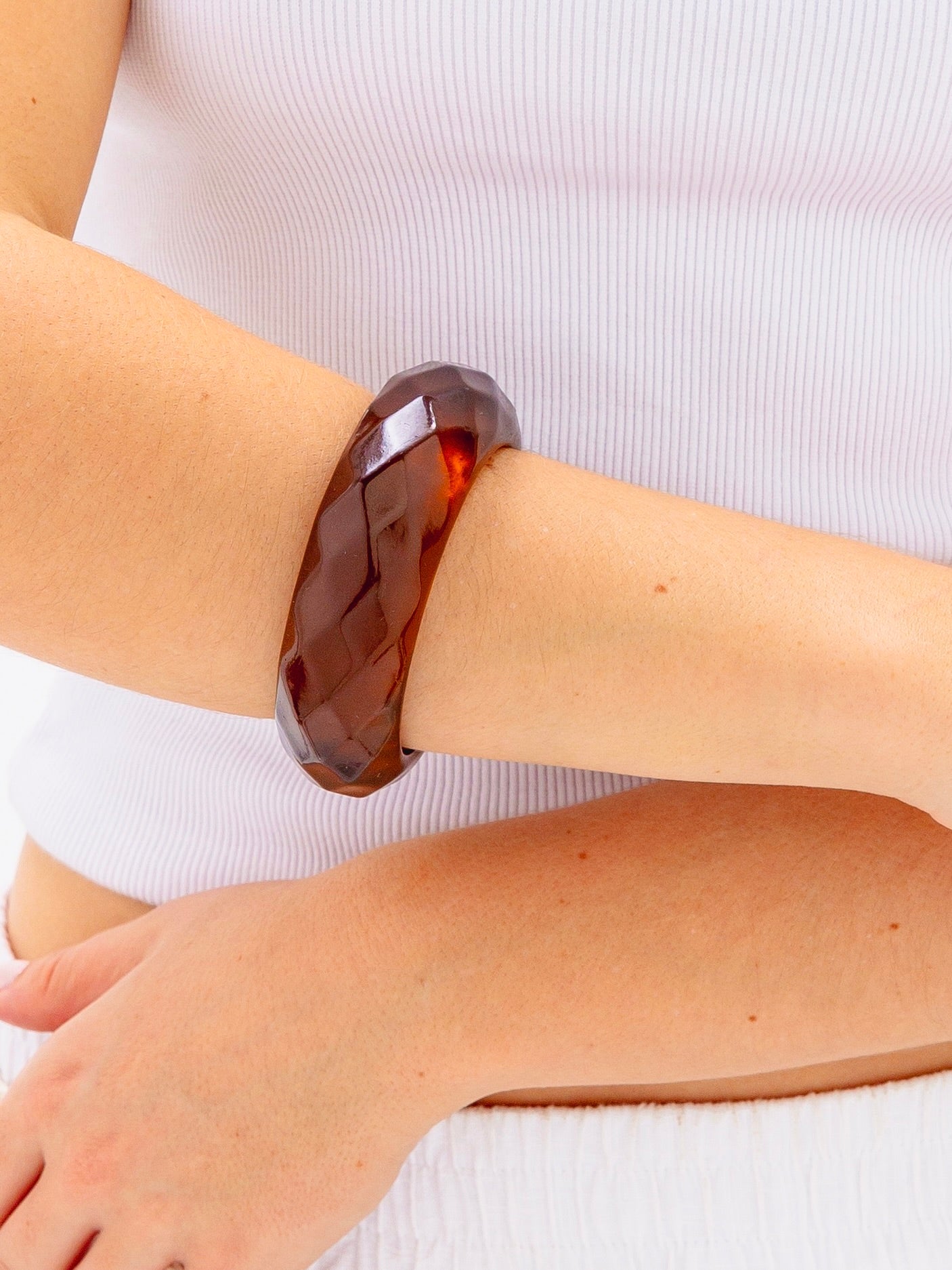 Vintage Amber Bangle