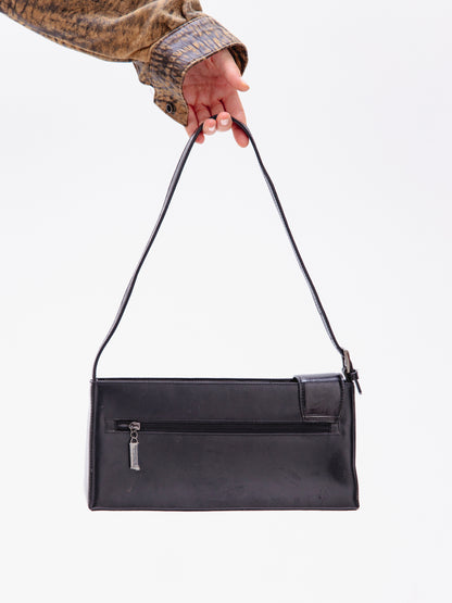 Vintage Modapelle Black Shoulder Bag