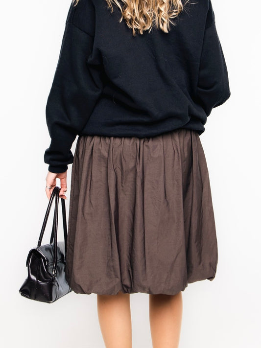 Espresso Shot Vintage Bubble Skirt