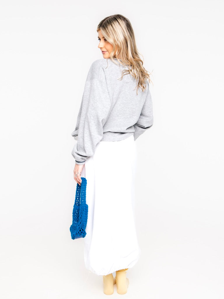 Blueberry Matcha Mesh Handbag