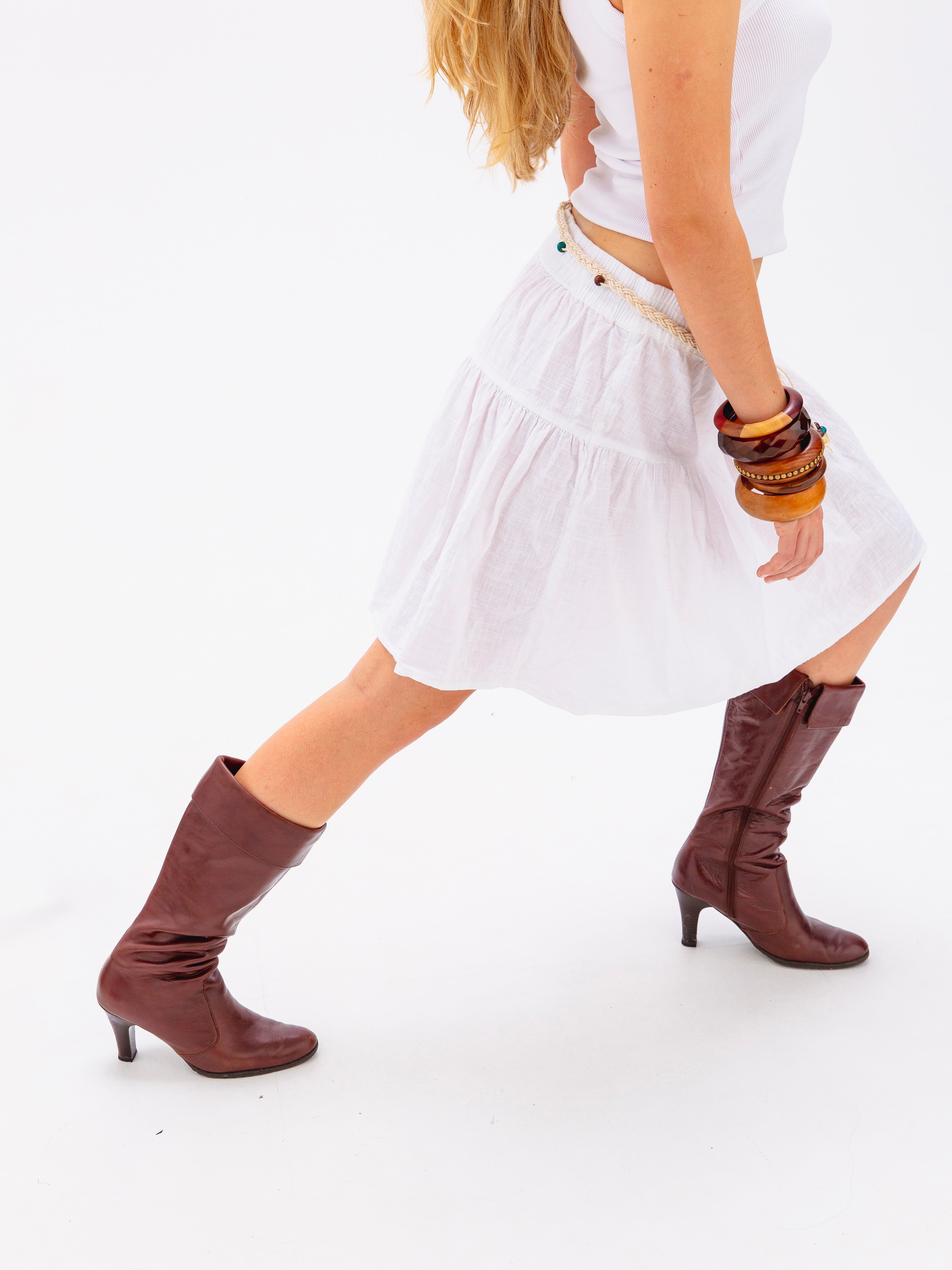 Vintage Corelli Burnt Umber Brown Boots