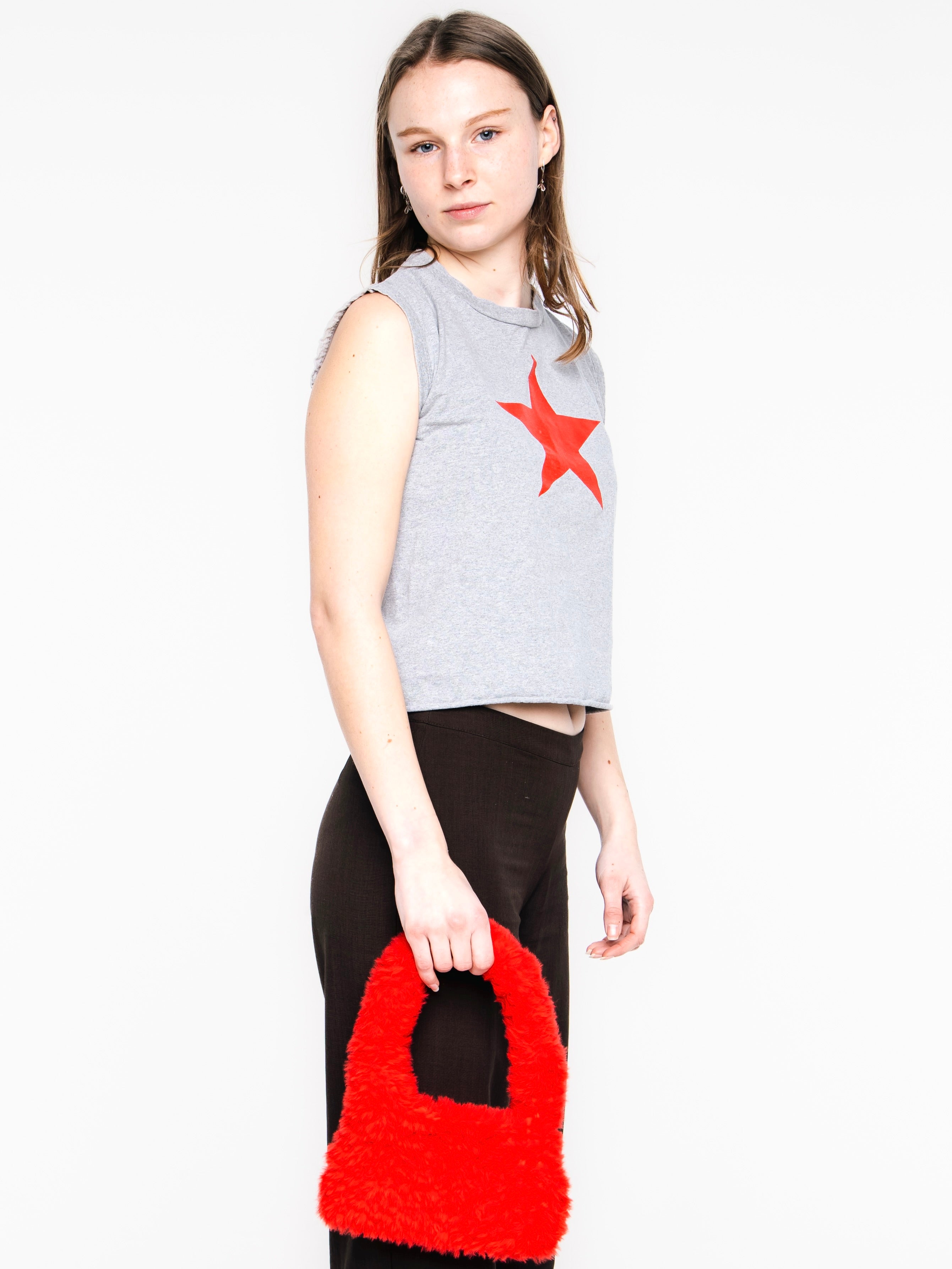 She's A Star Cropped Muscle Tee
