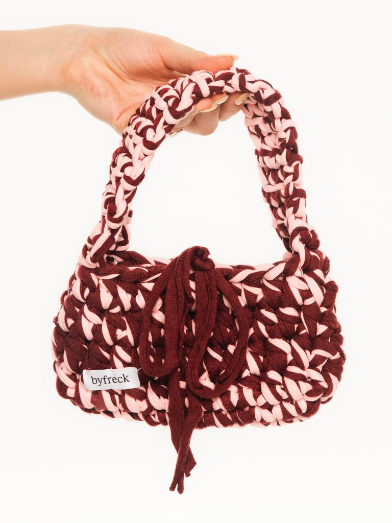 Candy Bag (Pink/Dark Red)