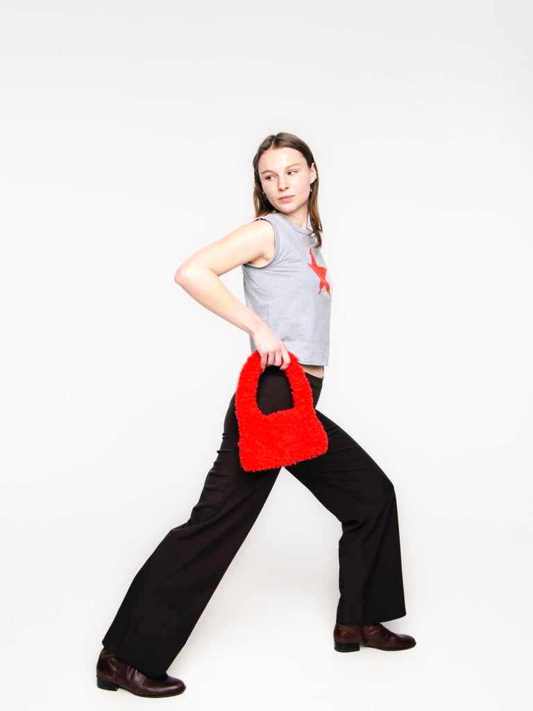 She's A Star Cropped Muscle Tee