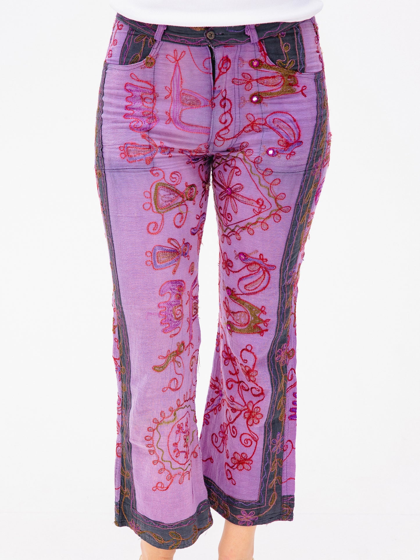 Funky Purple Statement Pants