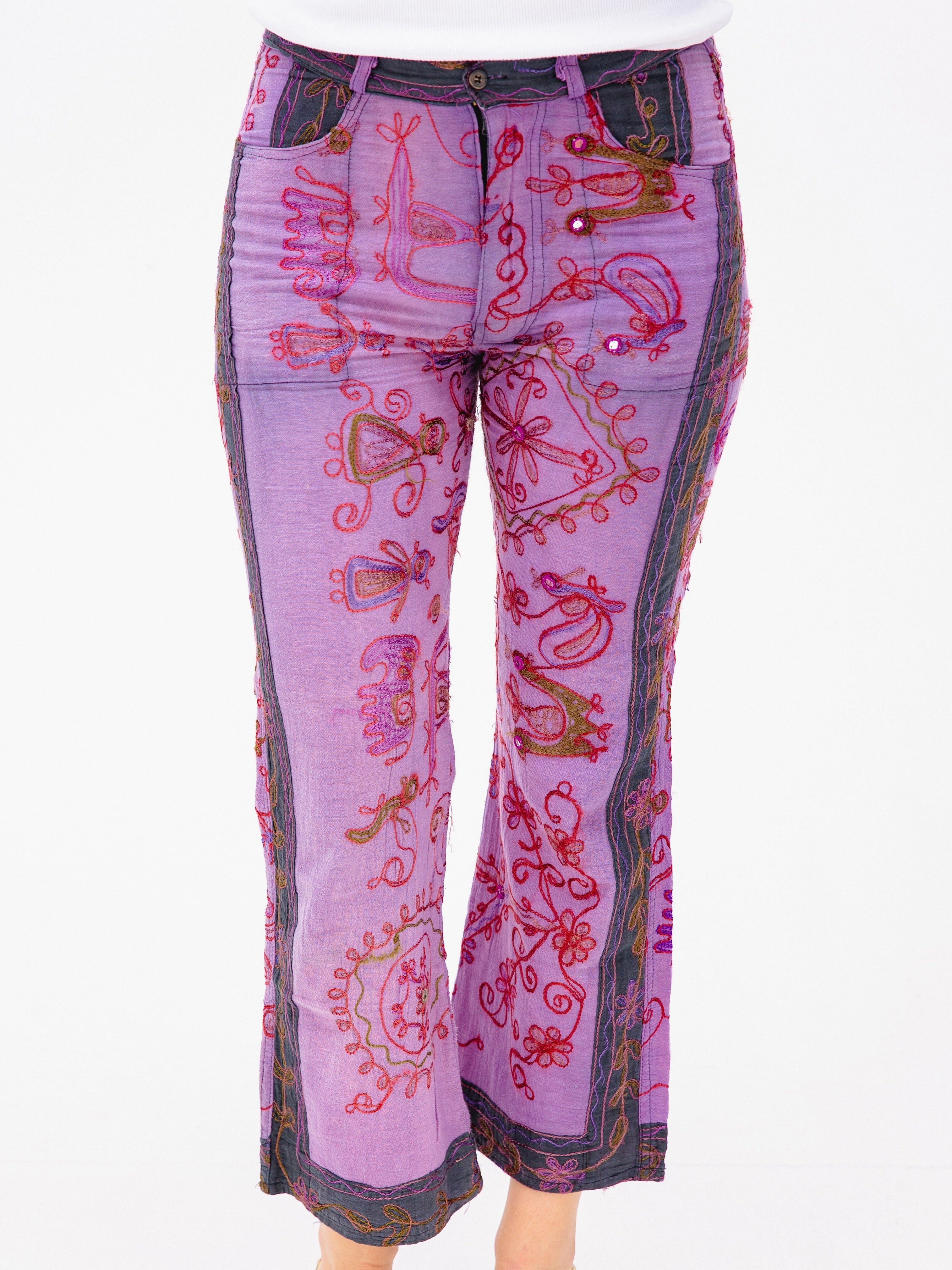 Funky Purple Statement Pants