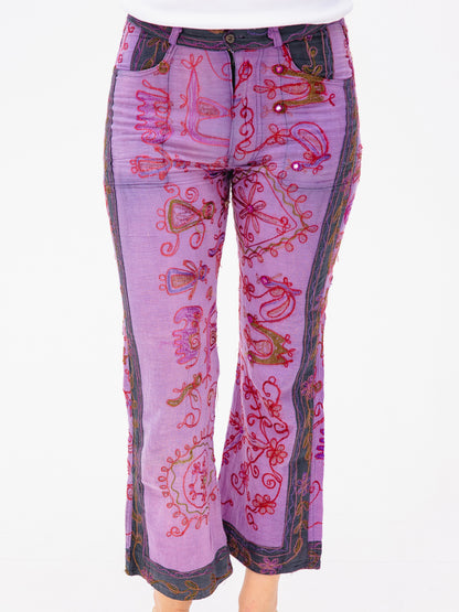 Funky Purple Statement Pants