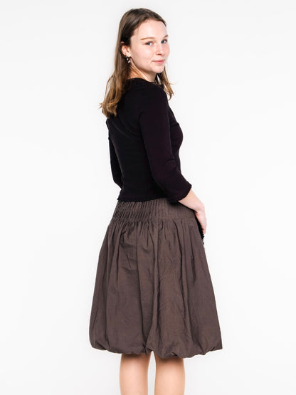 Espresso Shot Vintage Bubble Skirt