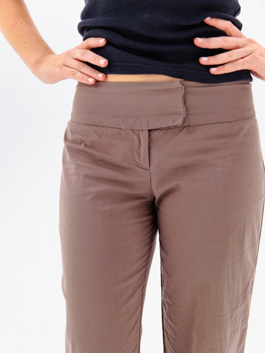 Timeless Taupe Cropped Pants