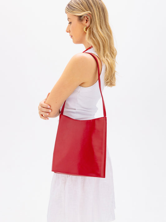 Classic Vintage Red Shoulder Bag