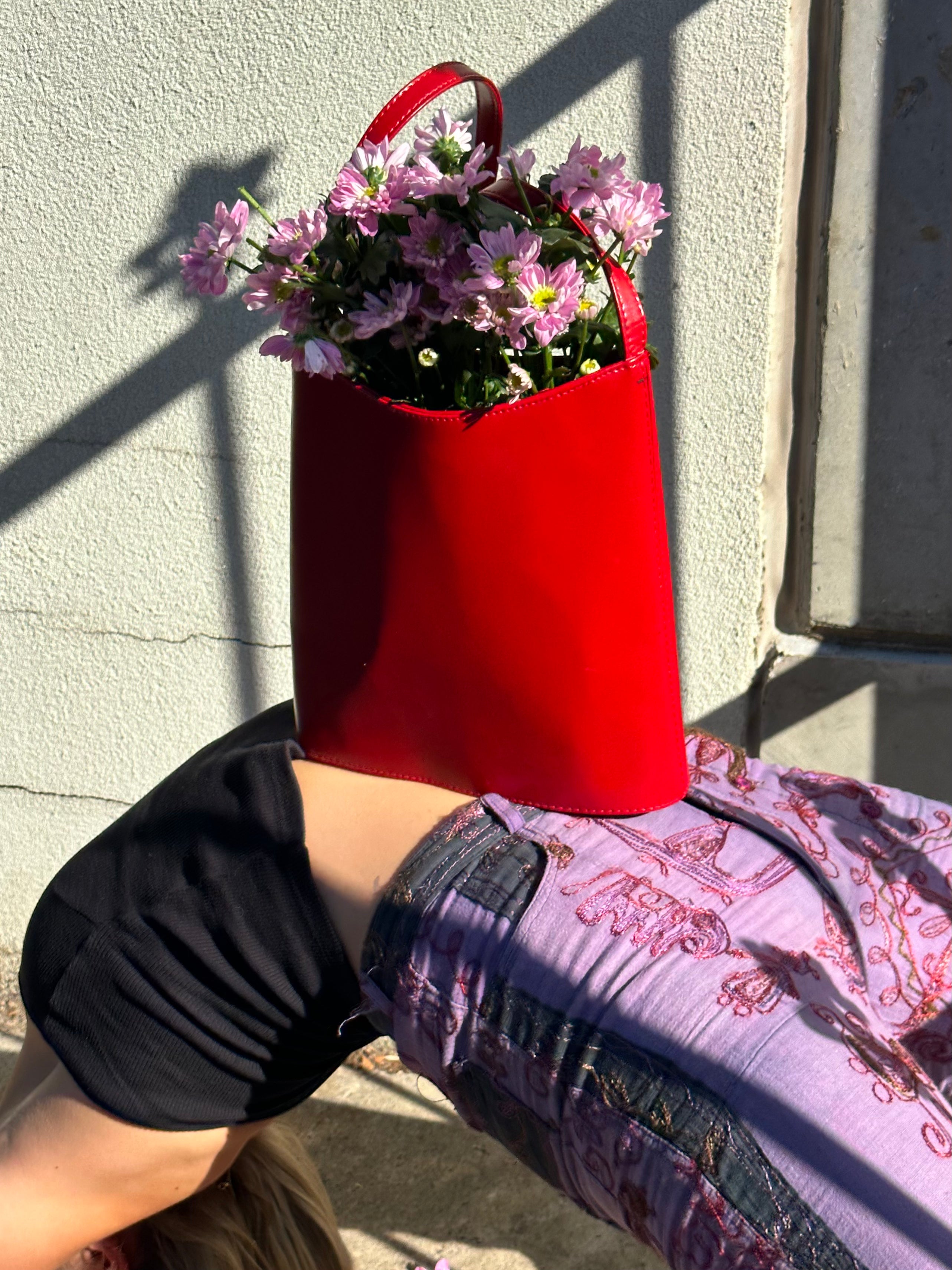 Classic Vintage Red Shoulder Bag