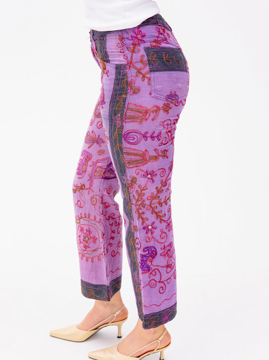 Funky Purple Statement Pants