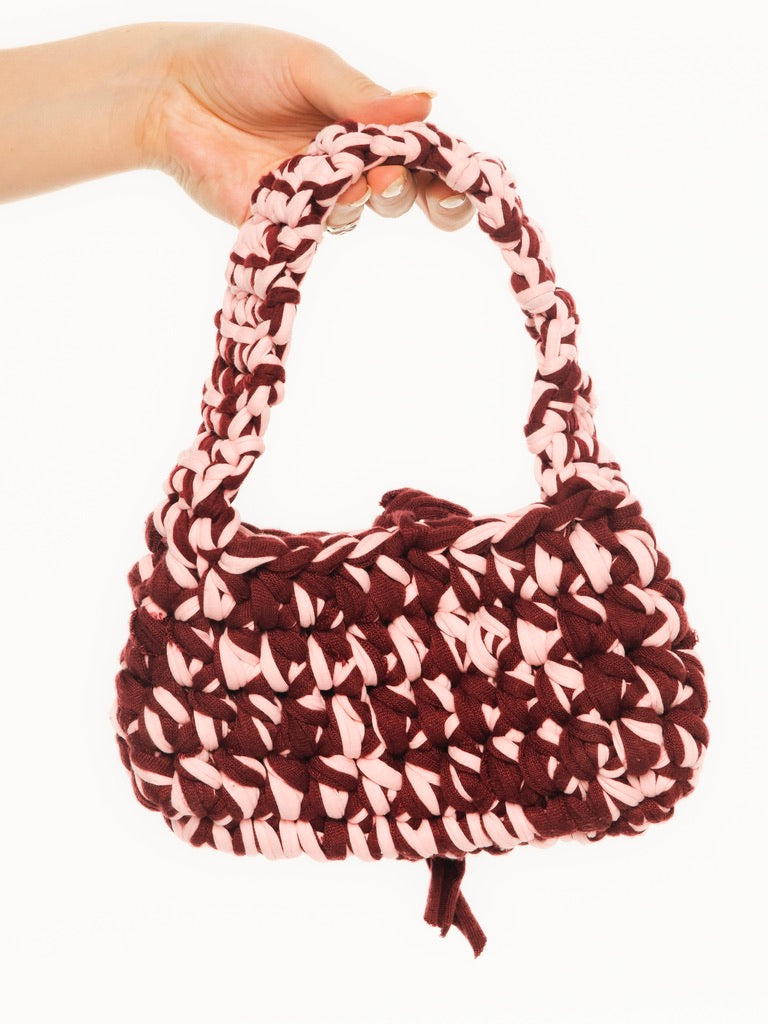 Candy Bag (Pink/Dark Red)